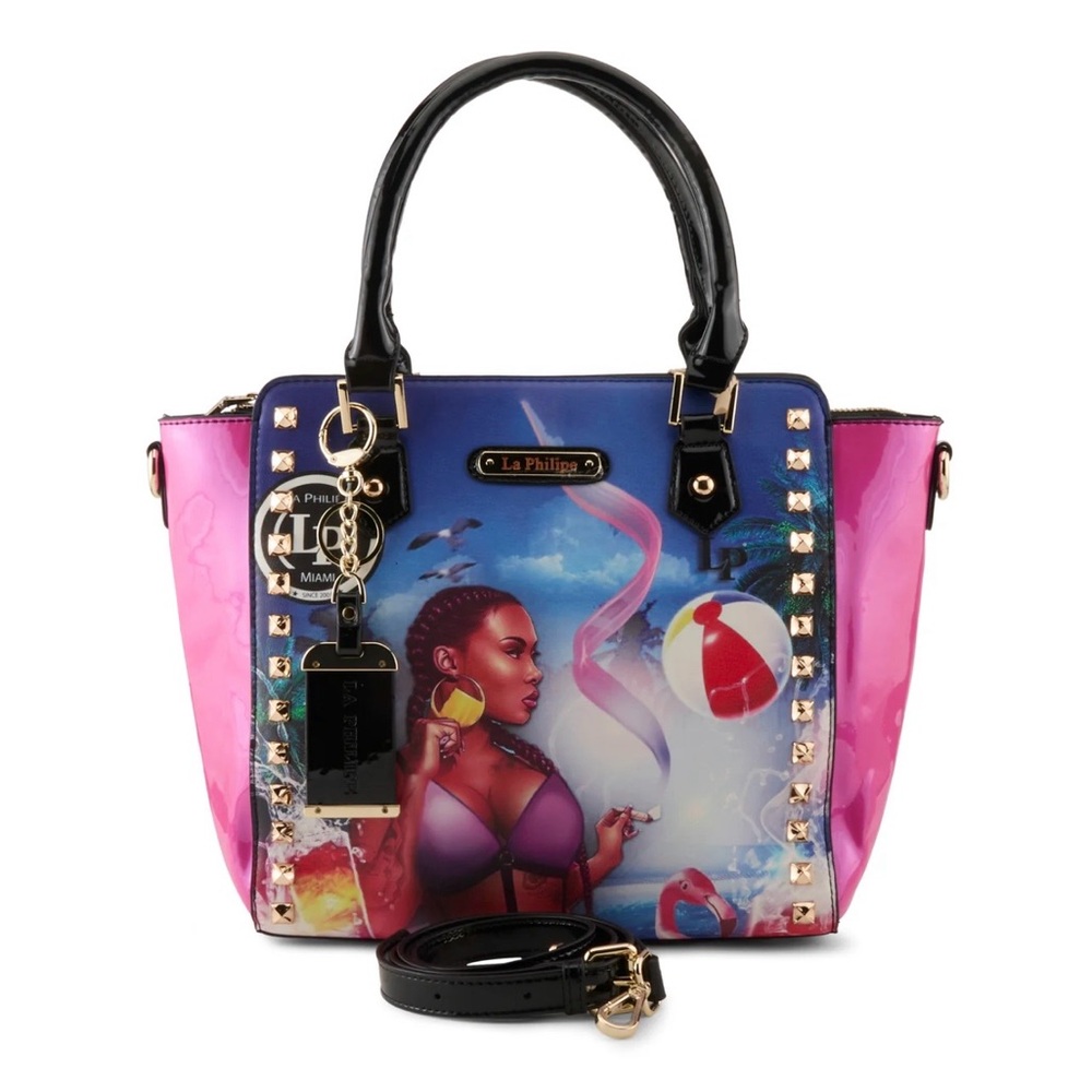 LA PHILIPE MIAMI BEACH HANDBAG-SATCHEL NWT
